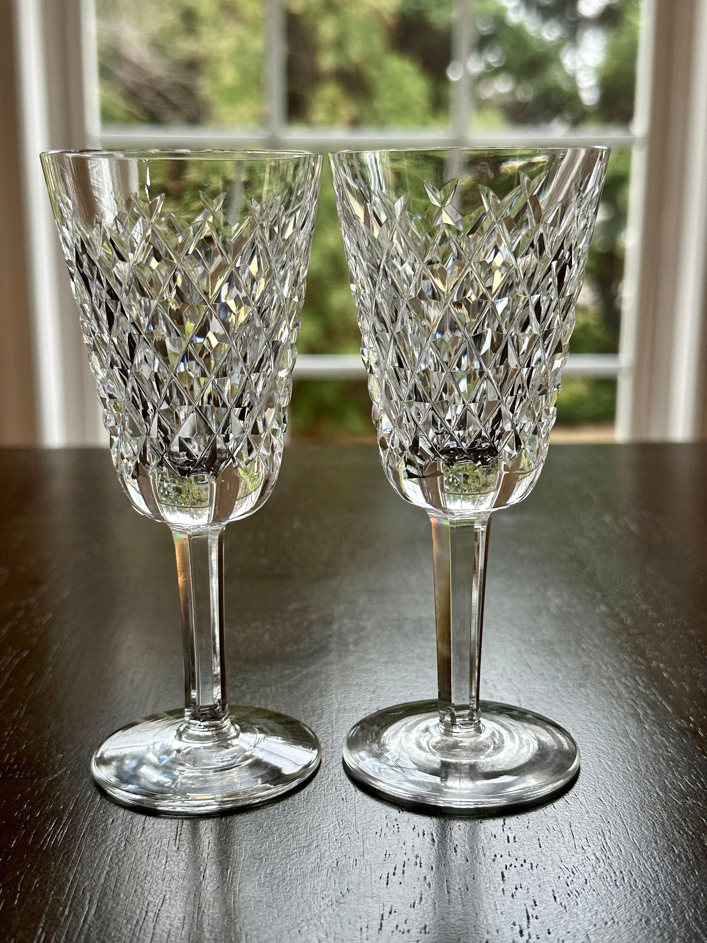 2 Waterford Crystal Alana Sherry Glasses