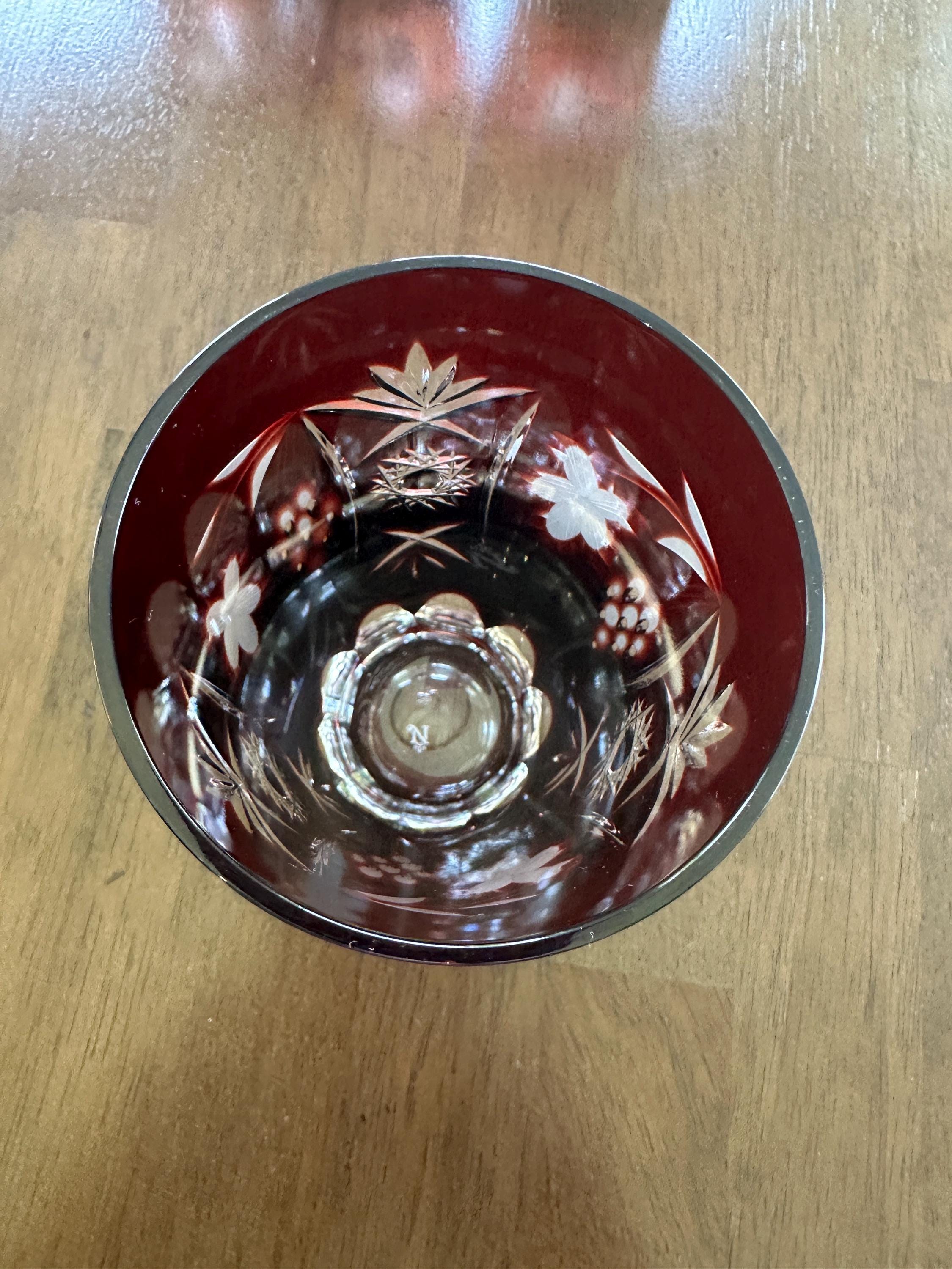 4 Nachtmann Traube Ruby Highball Glasses