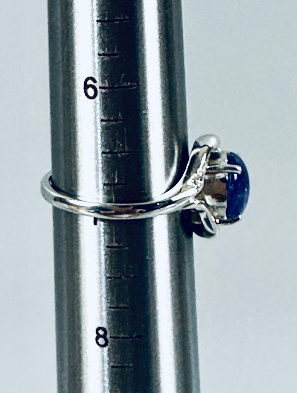 Tanzanite and Sterling Silver Ring