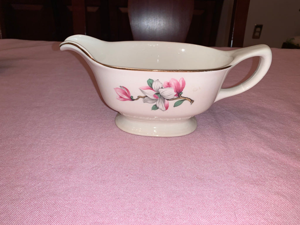 Homer Laughlin Dogwood Gravy Boat