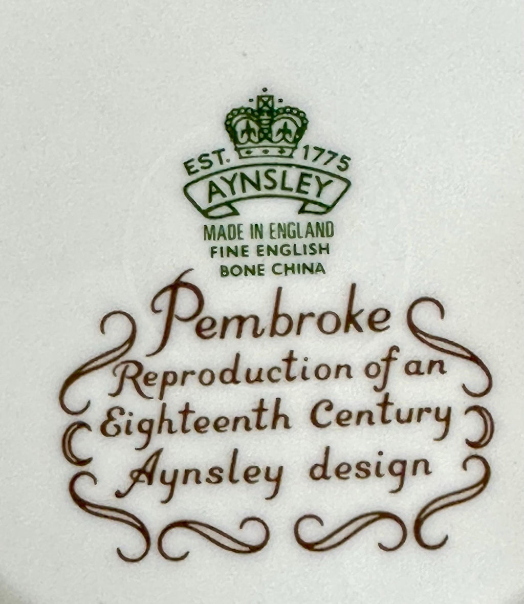 Four Aynsley Pembroke Soup Bowls