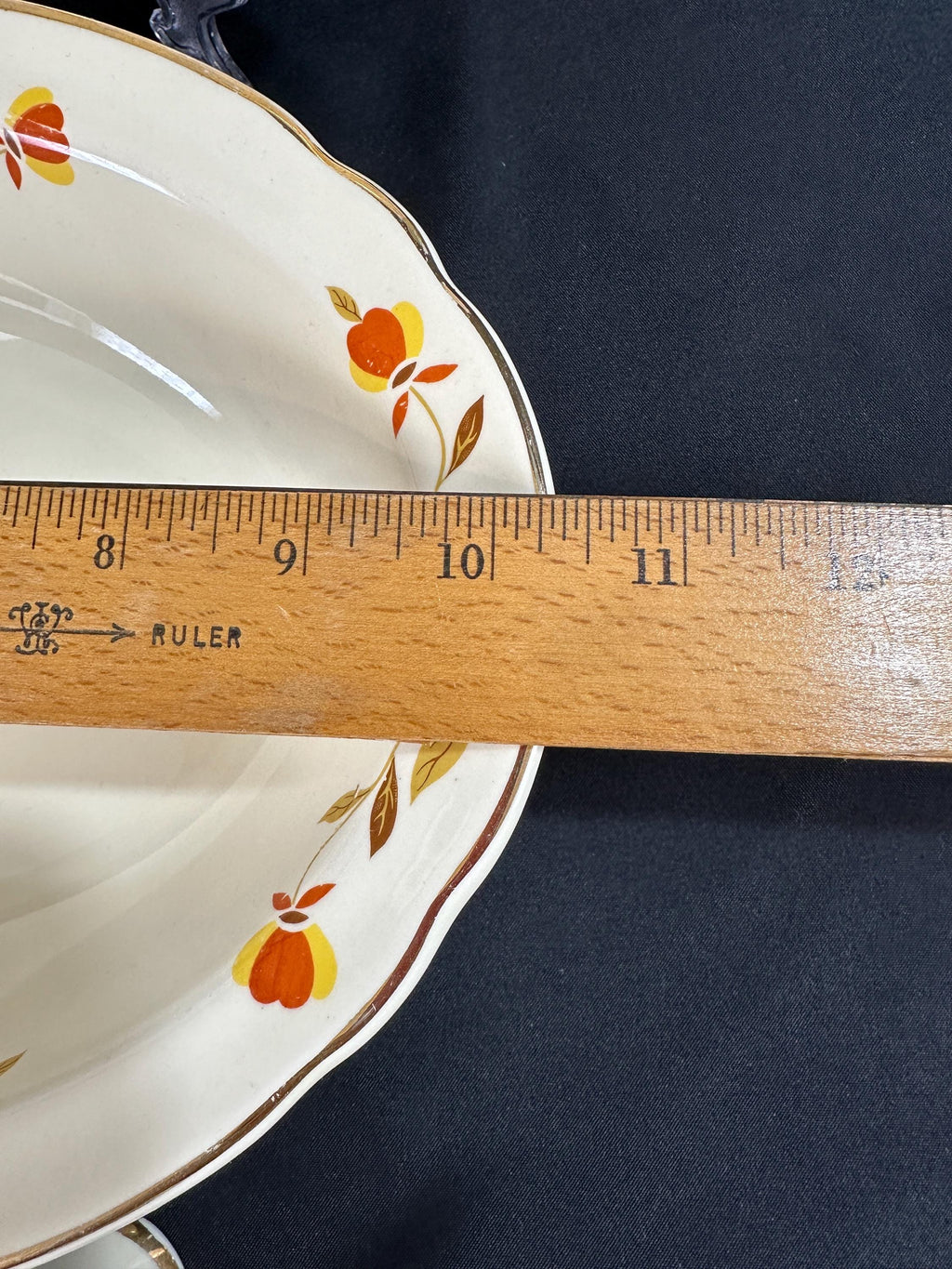 Hall Pottery Autumn Leaf Hostess Set
