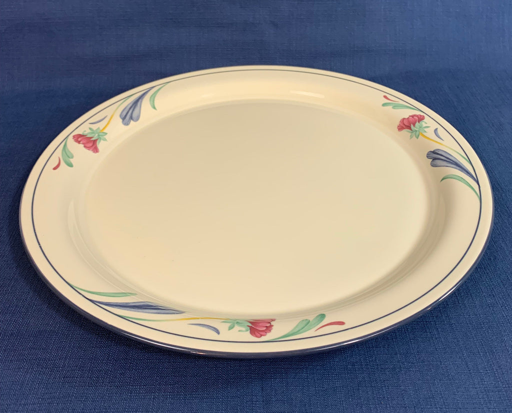 Lenox Poppies on Blue Chop PlateRound Platter