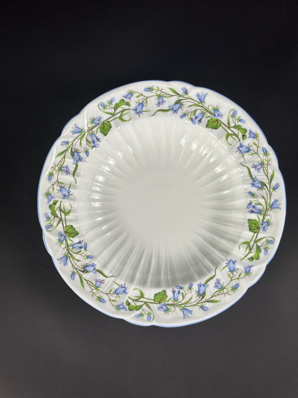 4 Shelley Harebell Large Soup Bowls
