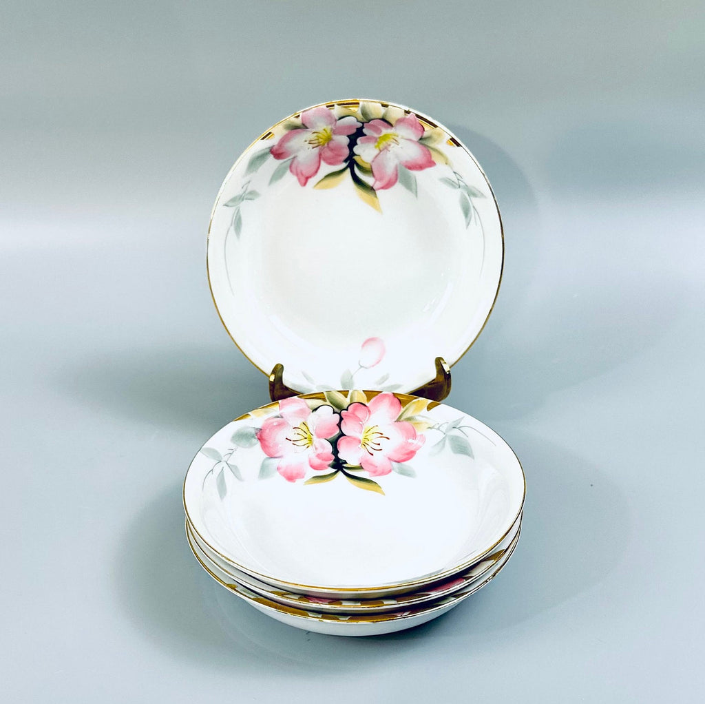 4 Noritake Azalea Fruit Bowls