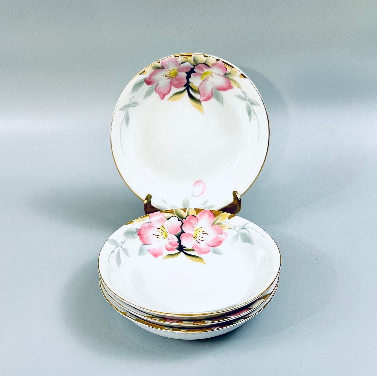 4 Noritake Azalea Fruit Bowls