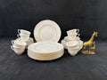 4 Place Settings Royal Worcester Gold Chantilly 20 Pieces