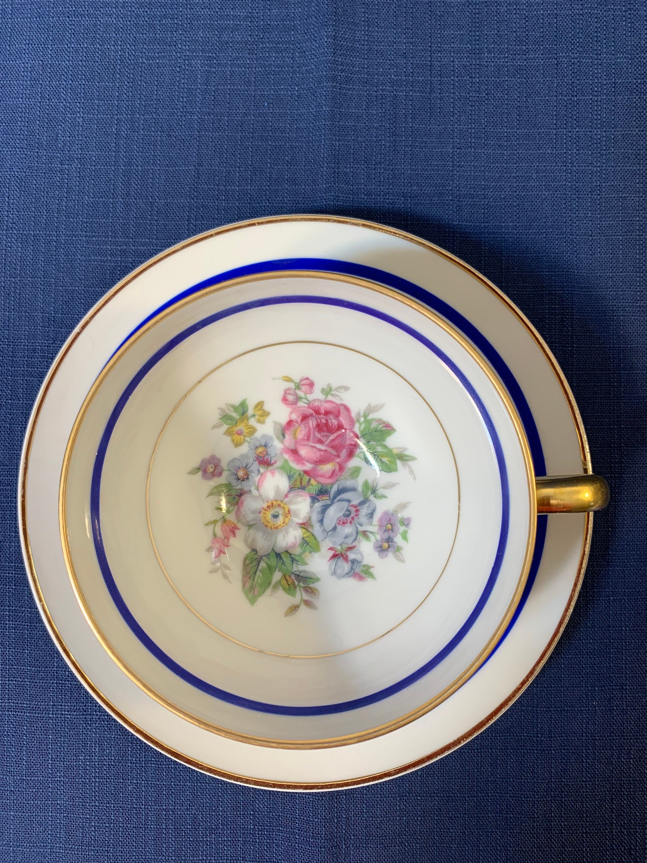 2 Ahrenfeldt Limoges Calais Teacups