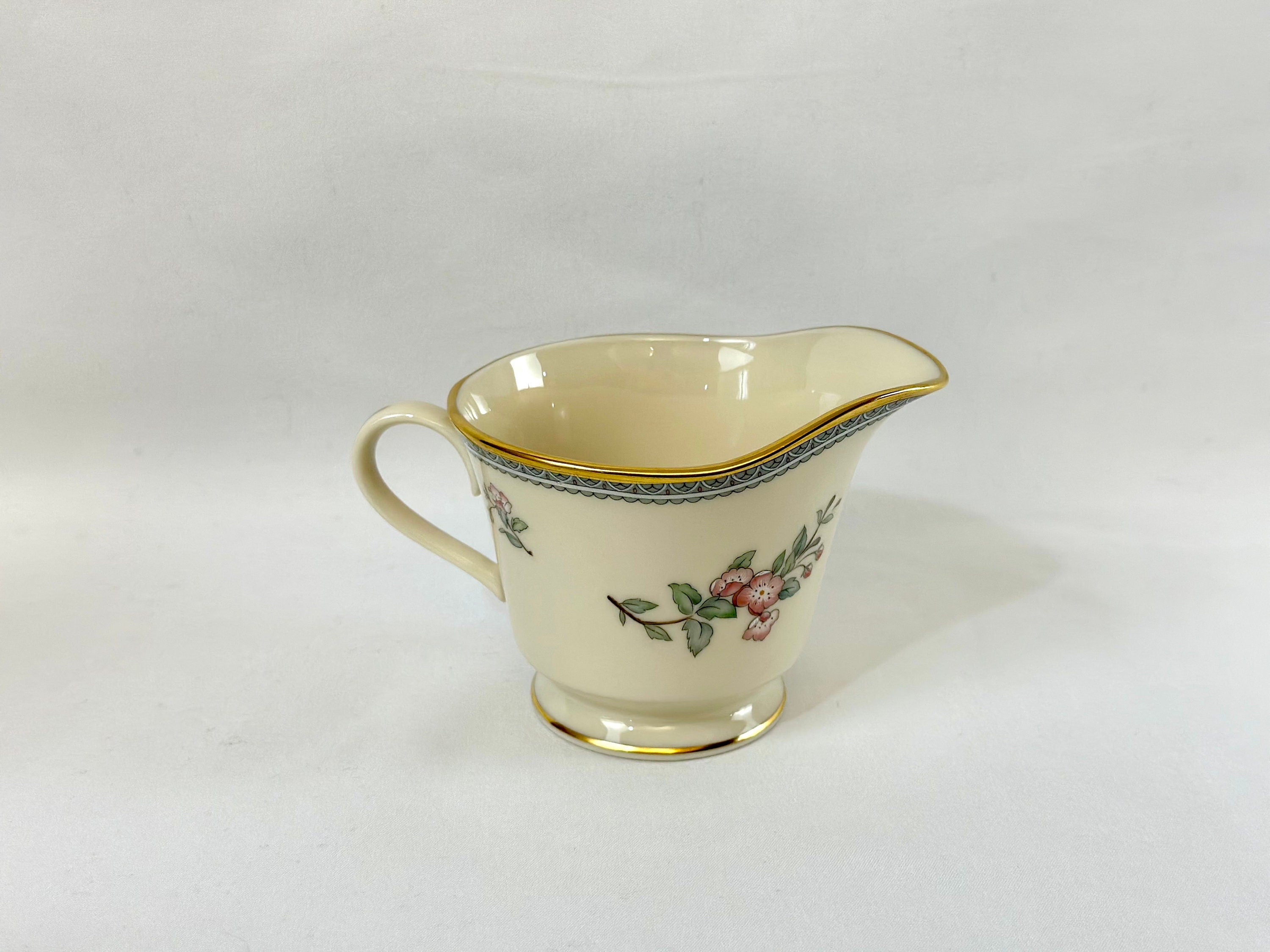Lenox Serenade Creamer and Sugar Bowl