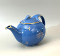 1945 Hall Hook Top Cadet Blue 6 Cup Teapot