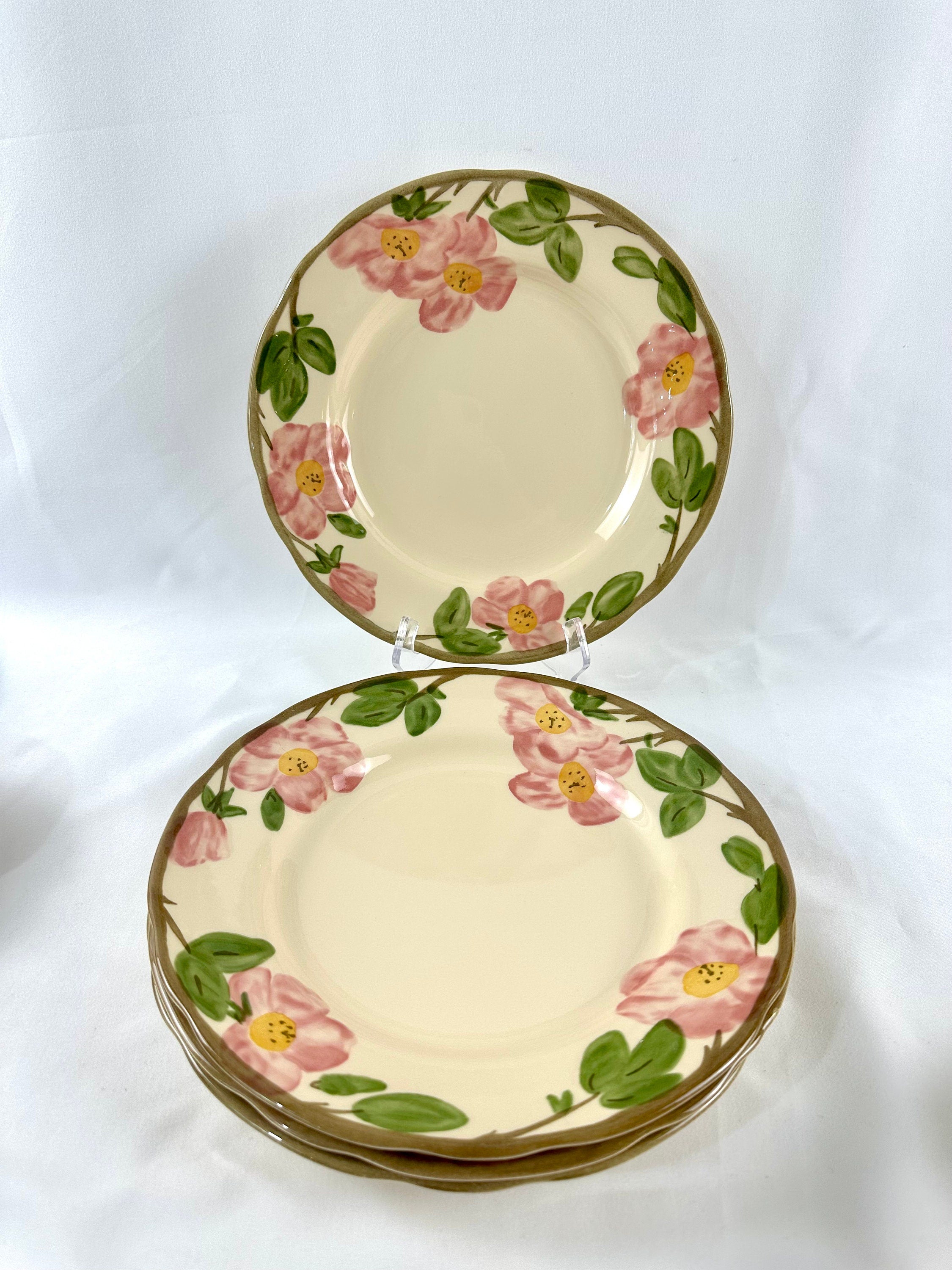 3 Franciscan Desert Rose Large Dinner Plates