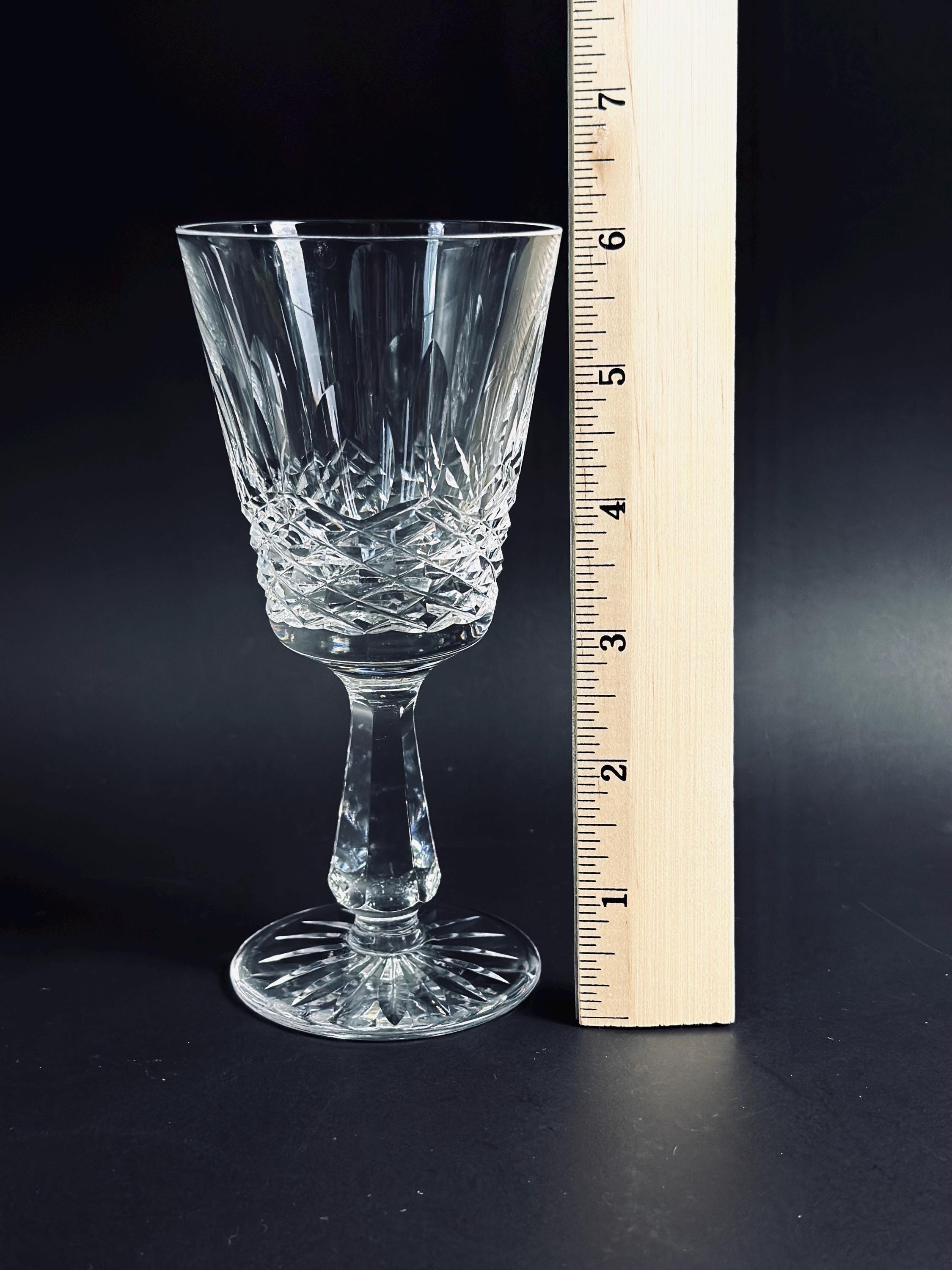 Set of Four Waterford Crystal Kenmare Claret Wine Glasses