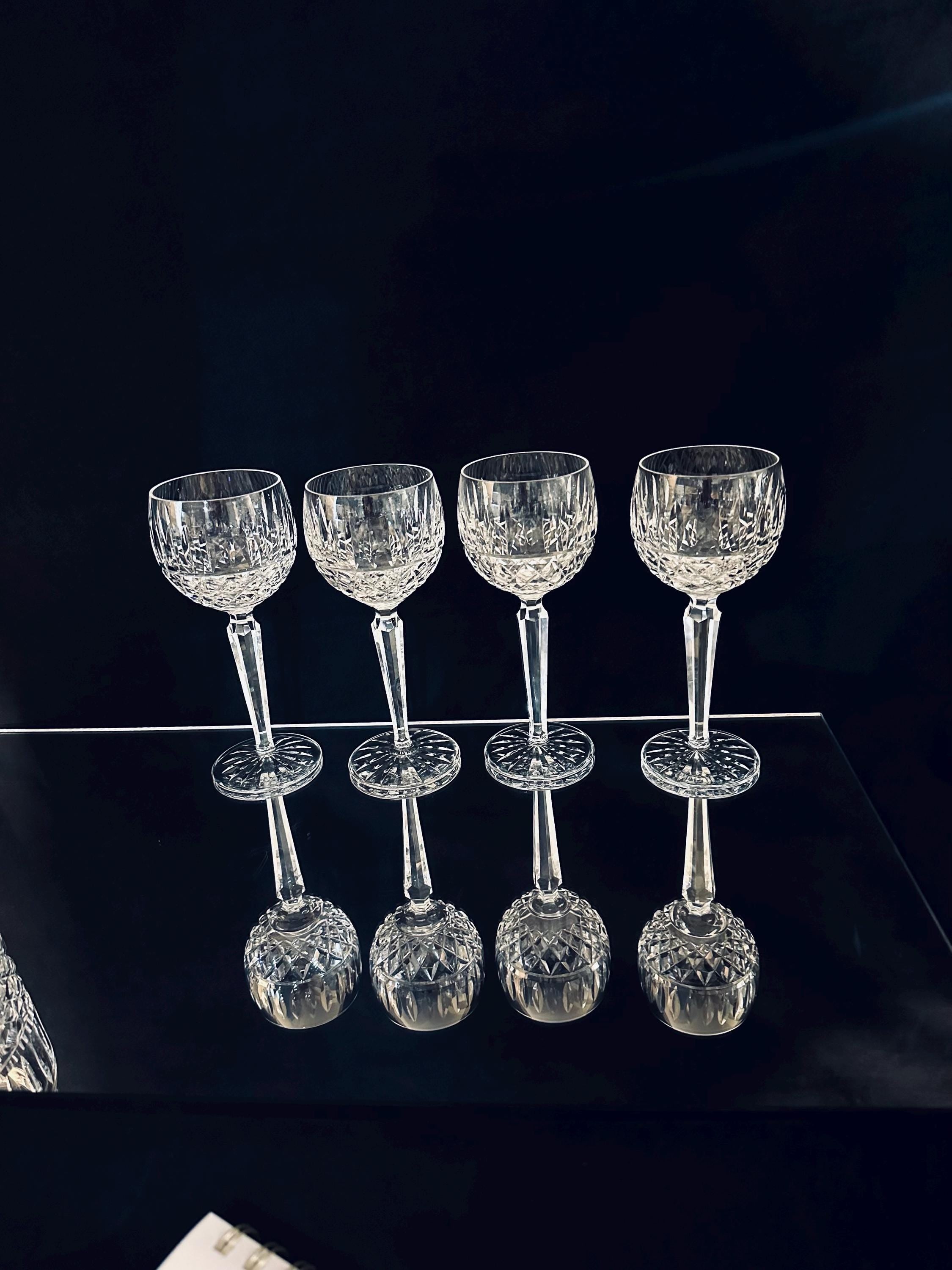 4 Waterford Maeve Hock Wine Glasses