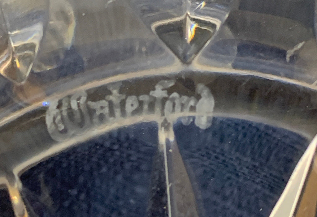 Waterford Crystal Bell and Base Commemorating Cunard Shipping 150 year Anniversary