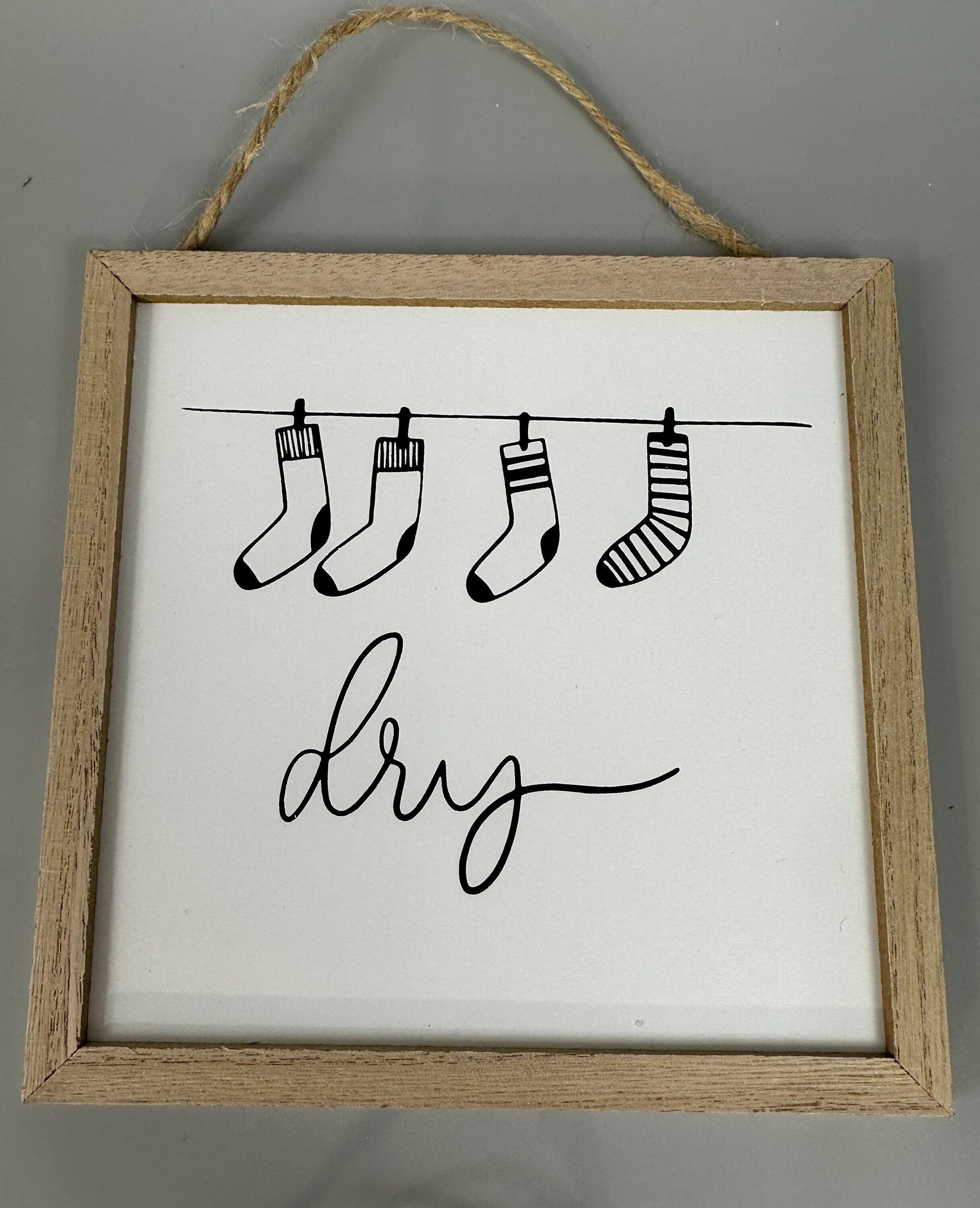 4 Framed Laundry Room Signs