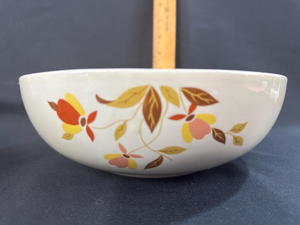 Hall Pottery Autumn Leaf Serving Bowl