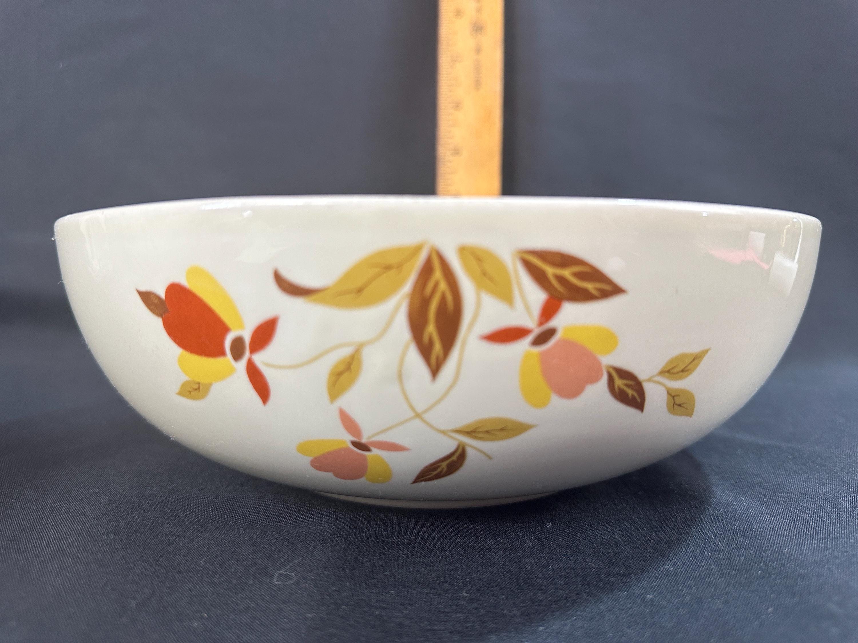 Hall Pottery Autumn Leaf Serving Bowl