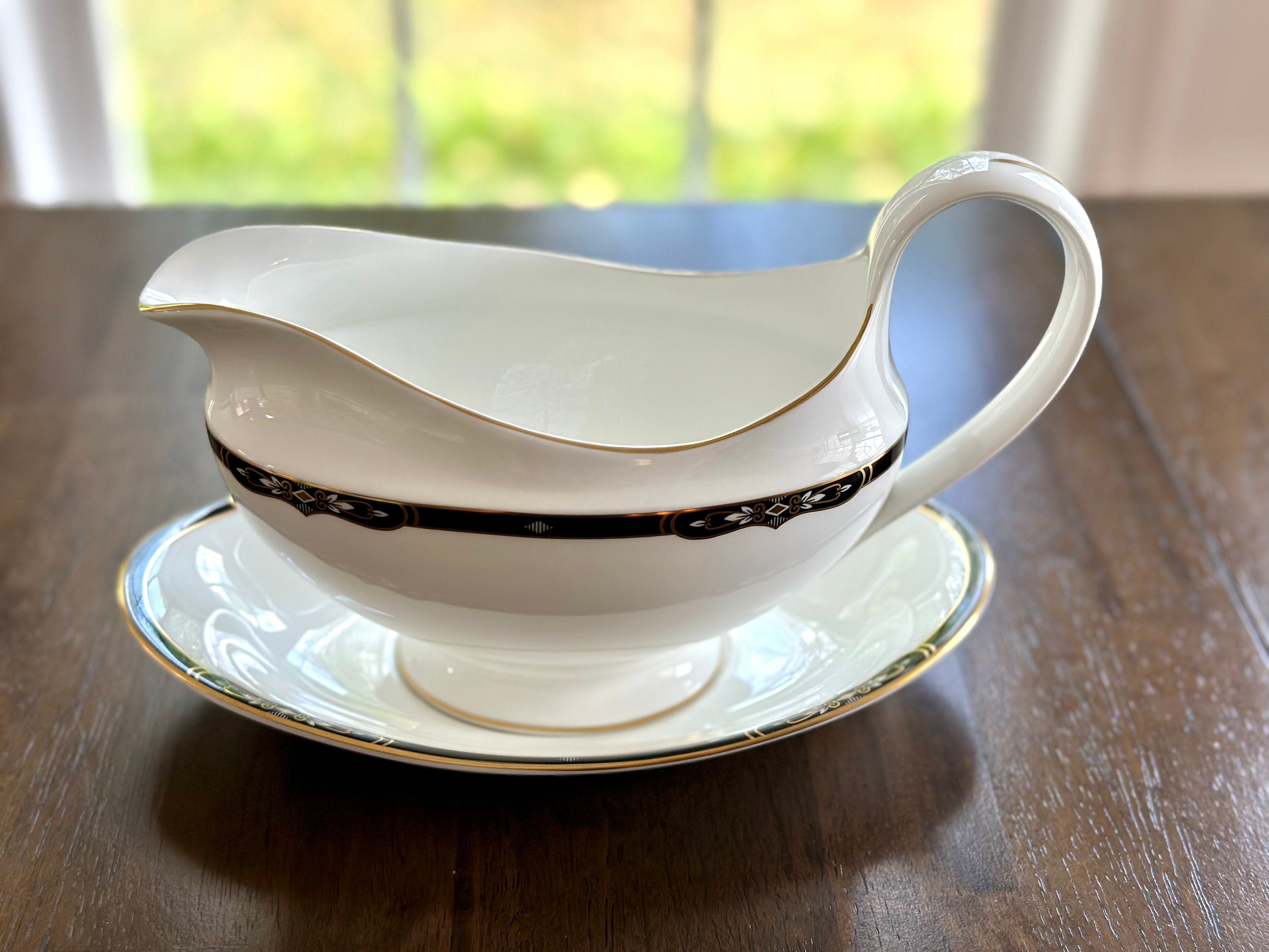 Wedgwood Preston Gravy Boat and Underplate