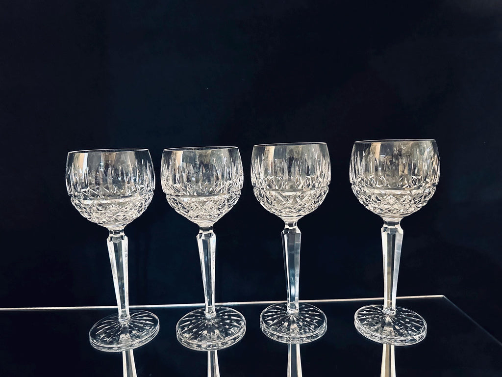 4 Waterford Maeve Hock Wine Glasses