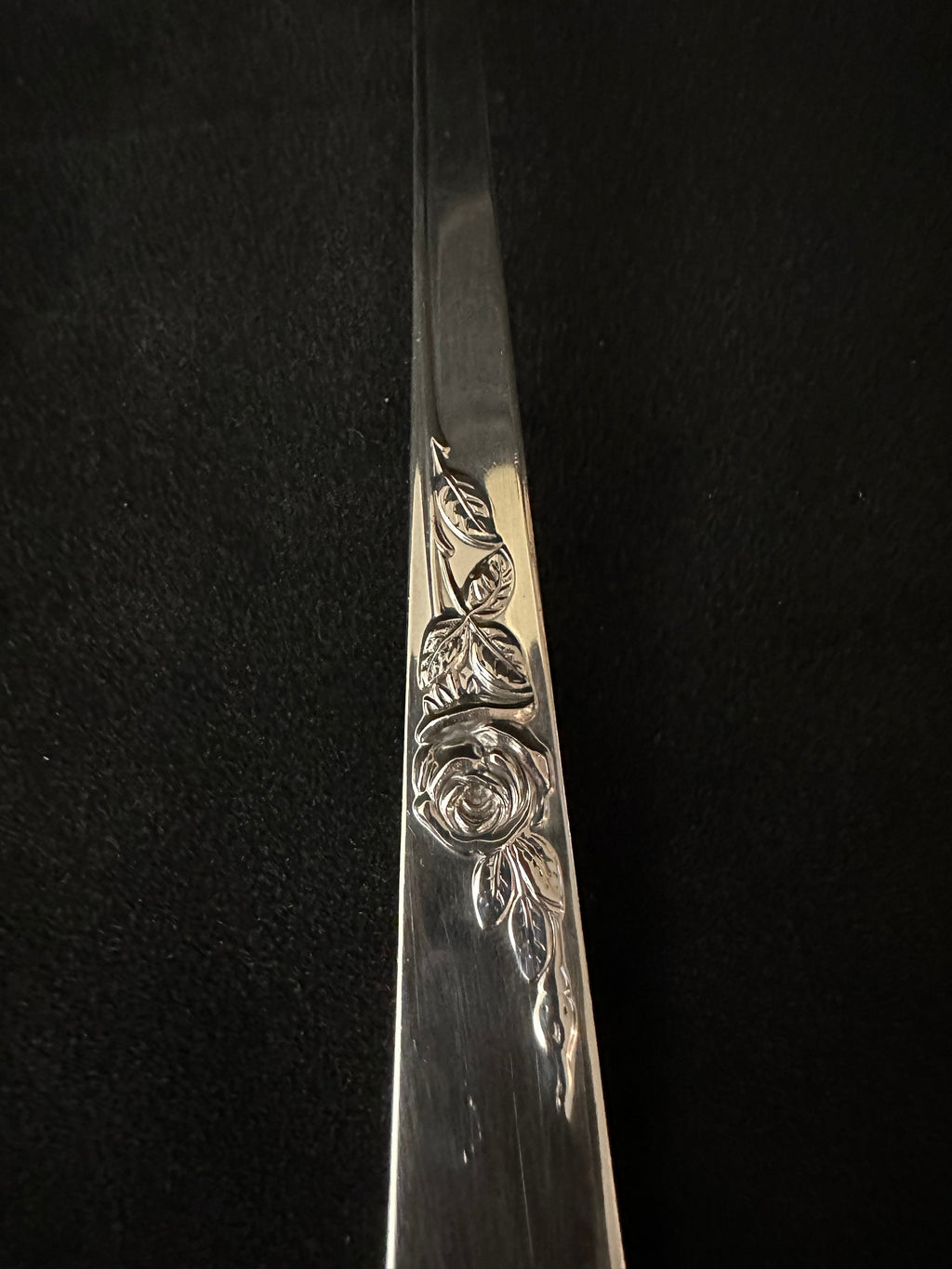 Reed and Barton Classic Rose Serving Spoon