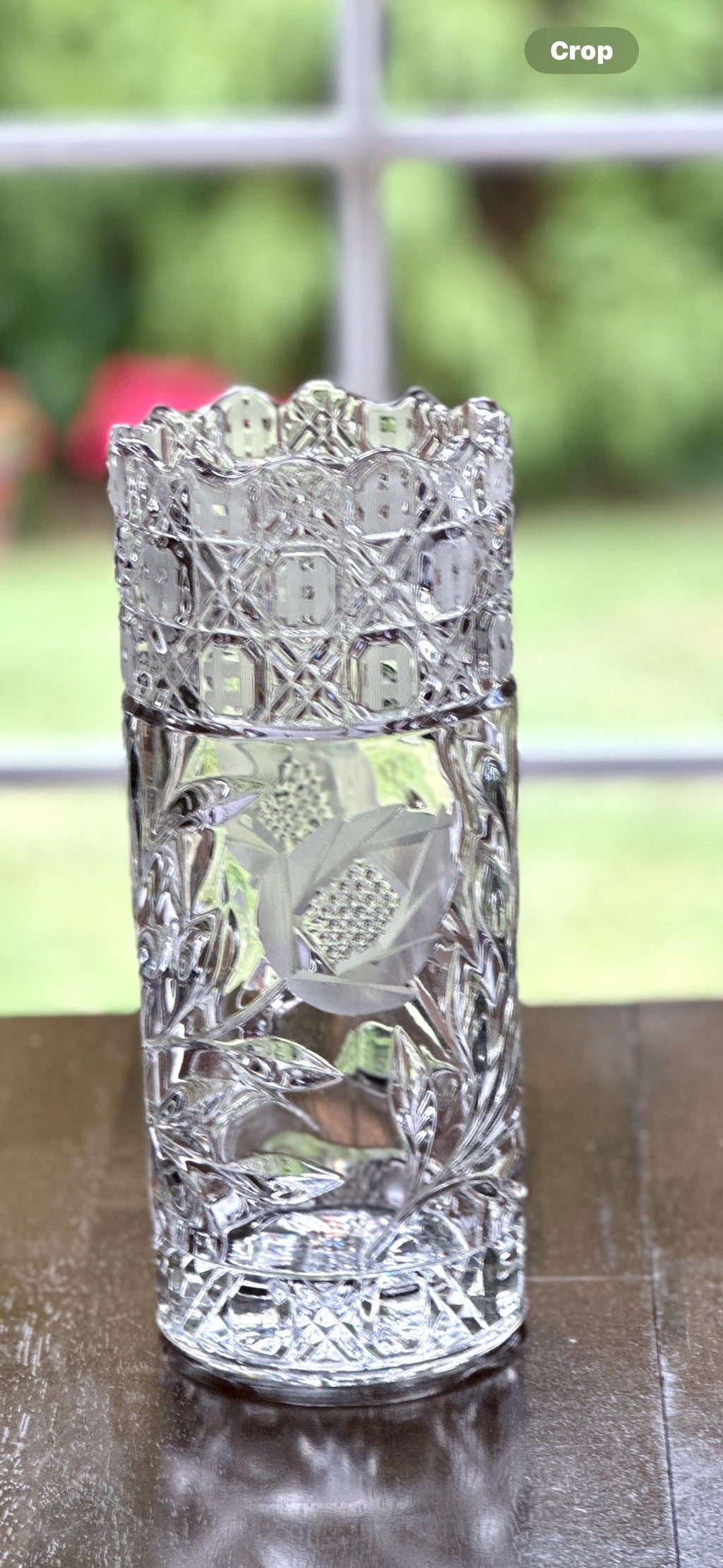 Cambridge Wild Rose Vase