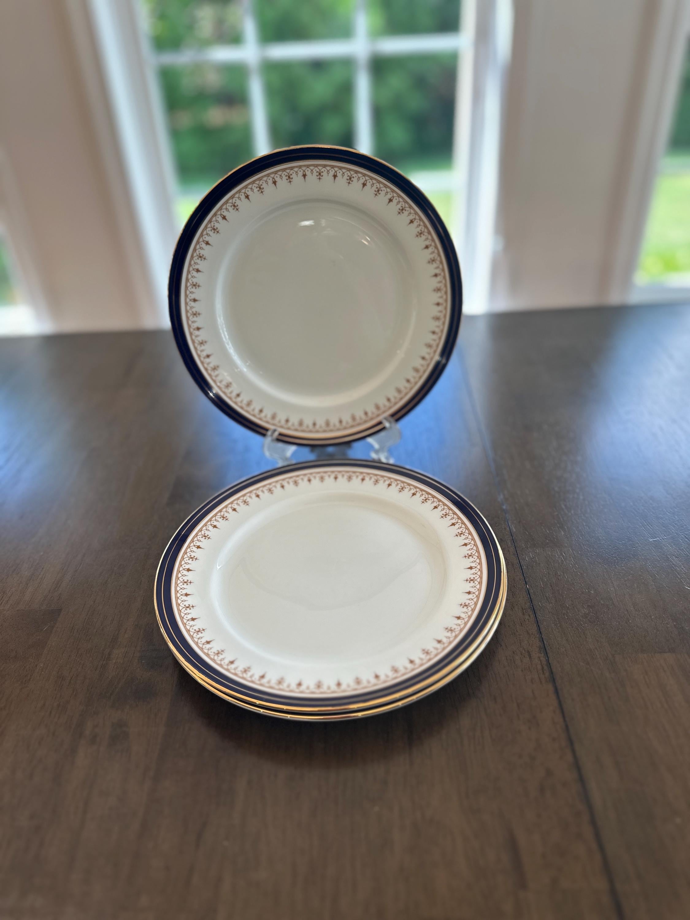 3 Aynsley Leighton Salad Plates