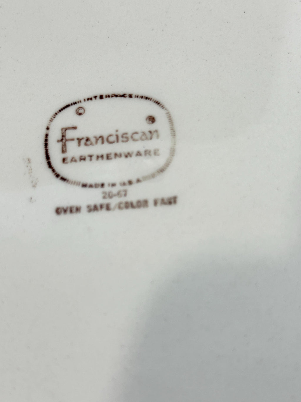 4 Franciscan Apple Dinner Plates USA