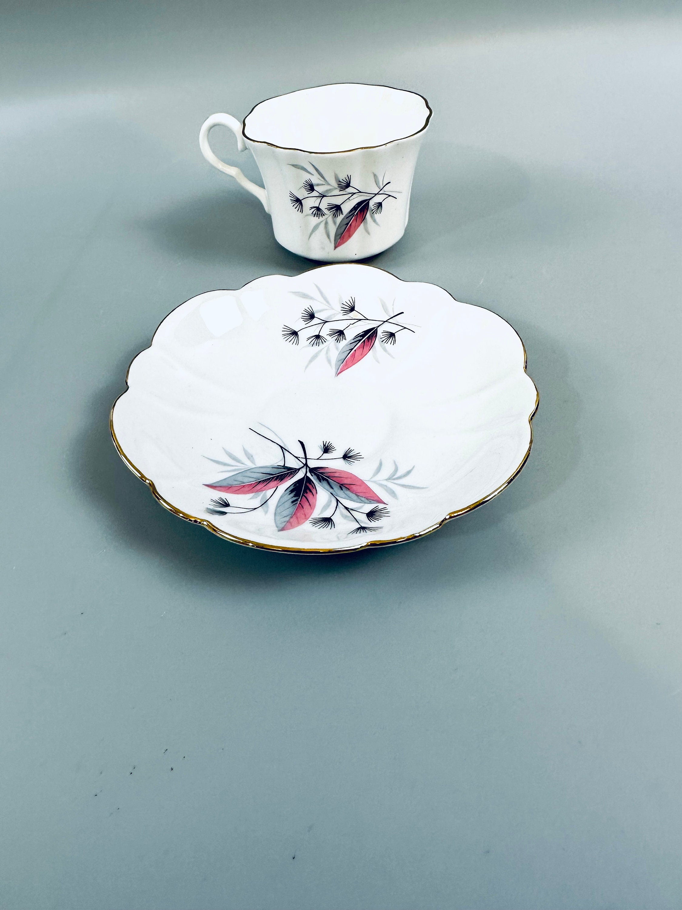 Vintage English Castle Bone China Teacup