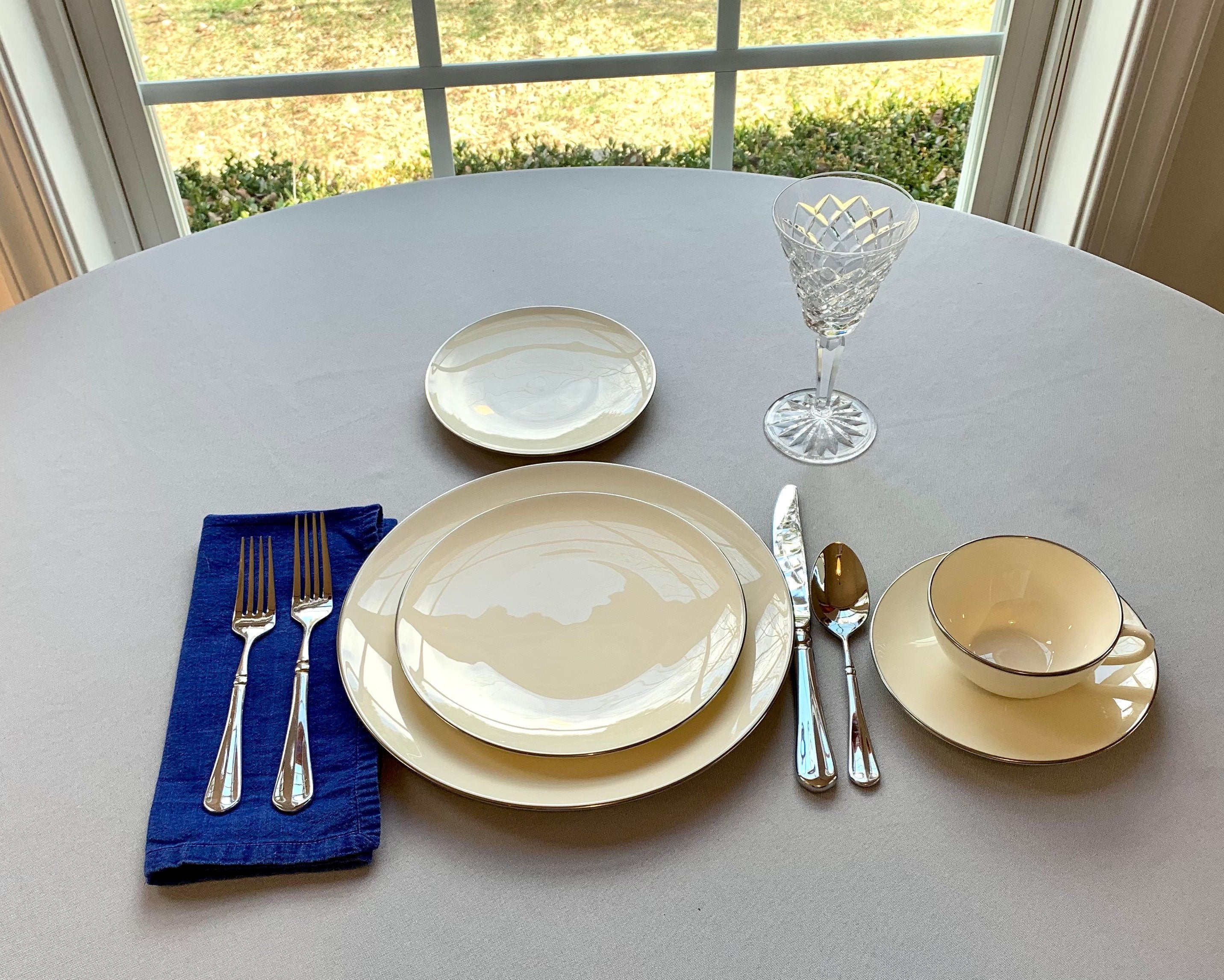Lenox Olympia Platinum 5 Piece Place Settings