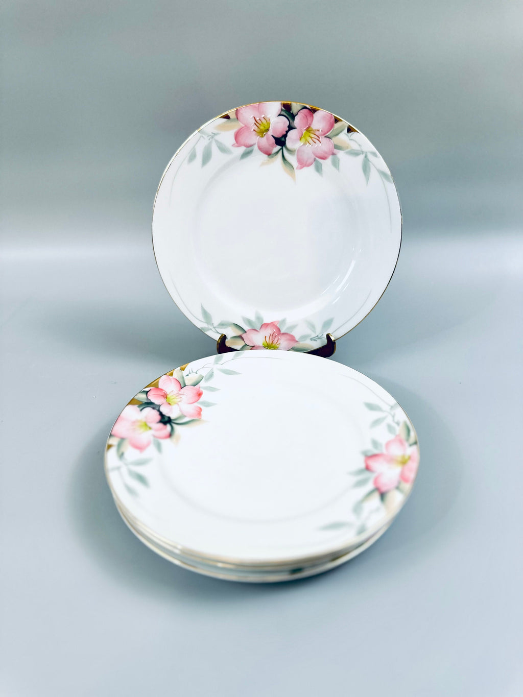4 Antique Noritake Azalea Salad Plates