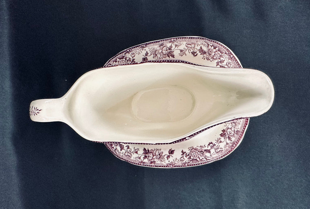 Tonquin Transferware Gravy Boat by Royal Staffordshire