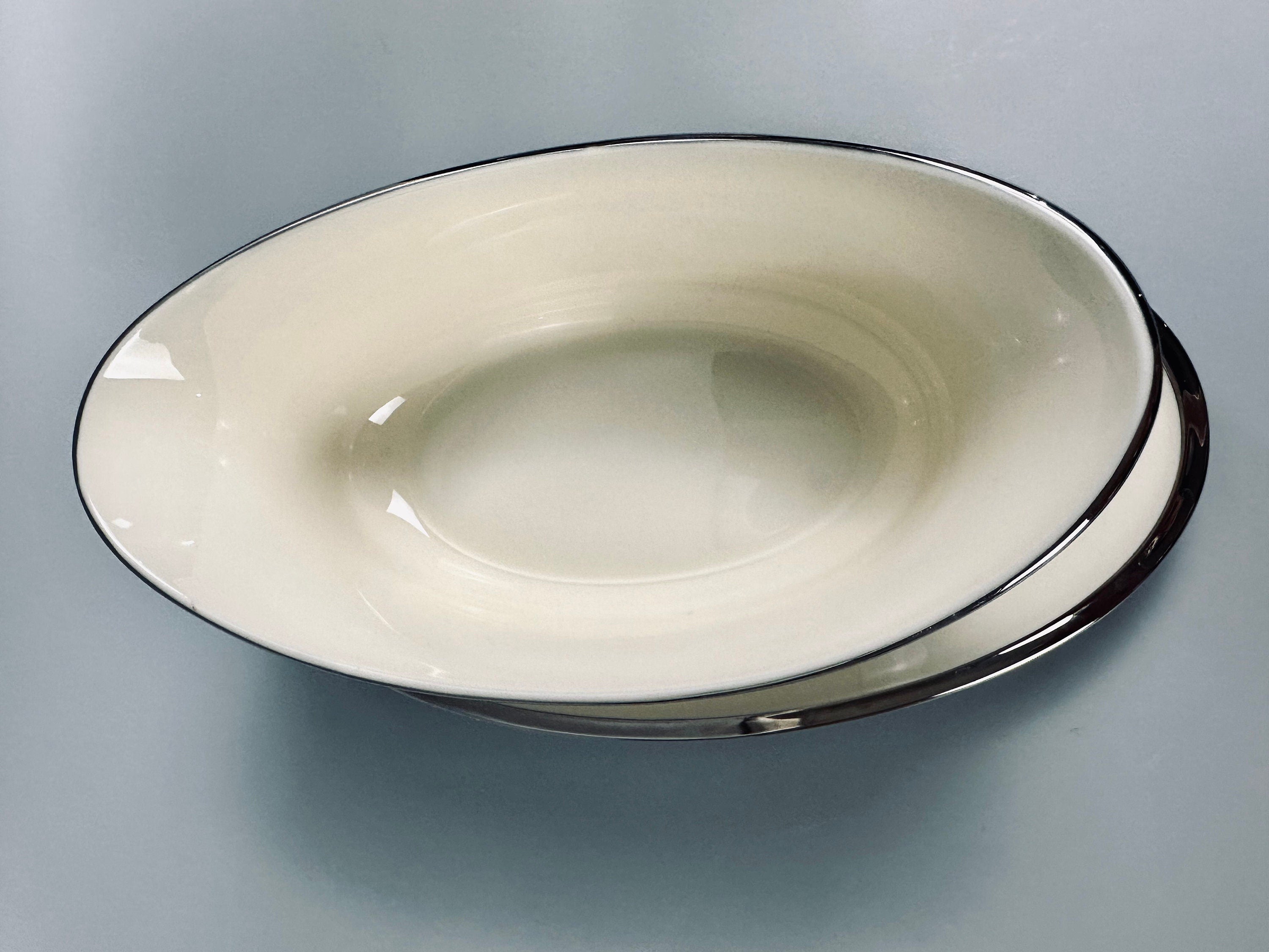 Lenox Lace Point Gravy Boat with Underplate