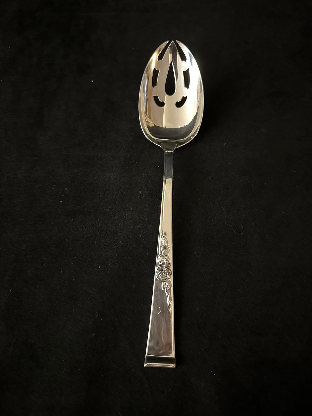 Reed and Barton Classic Rose Serving Spoon