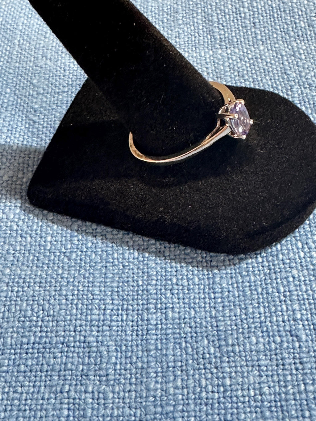 Tanzanite and Sterling Silver Ring size 9