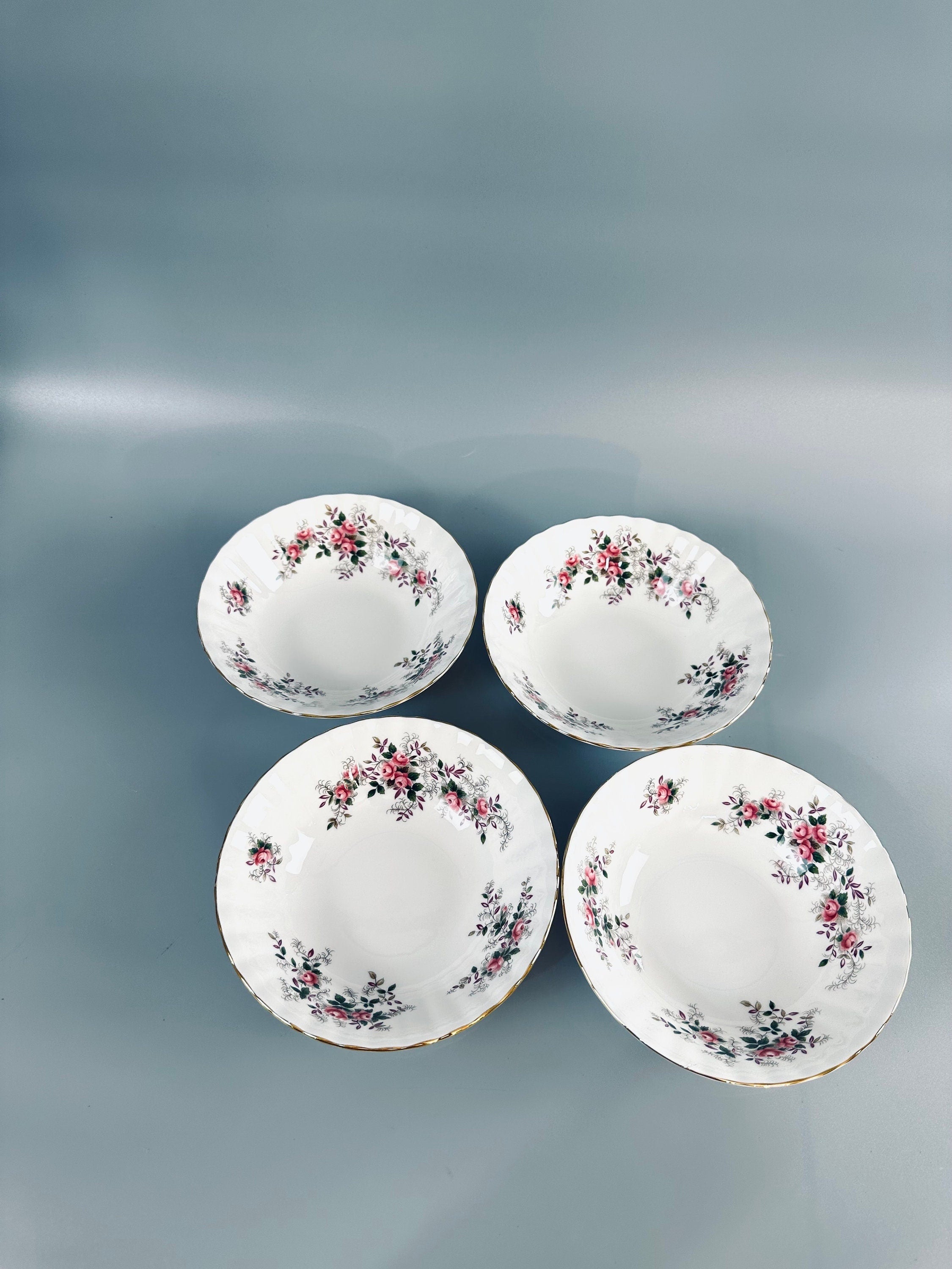 4 Royal Albert Lavender Rose Cereal Bowls