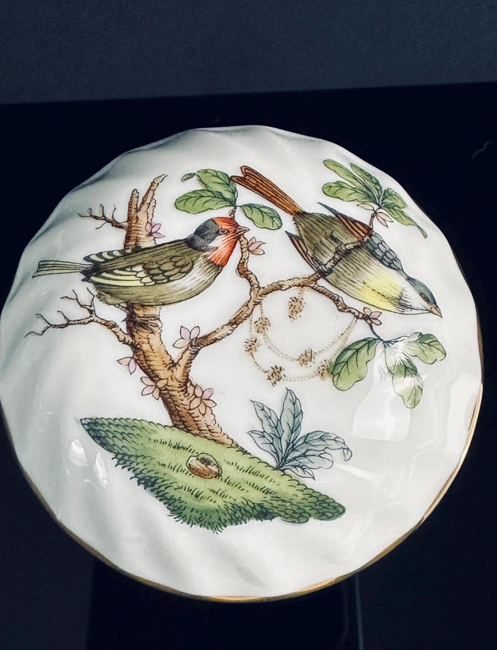 Herend Rothchilds Bird Trinket Box