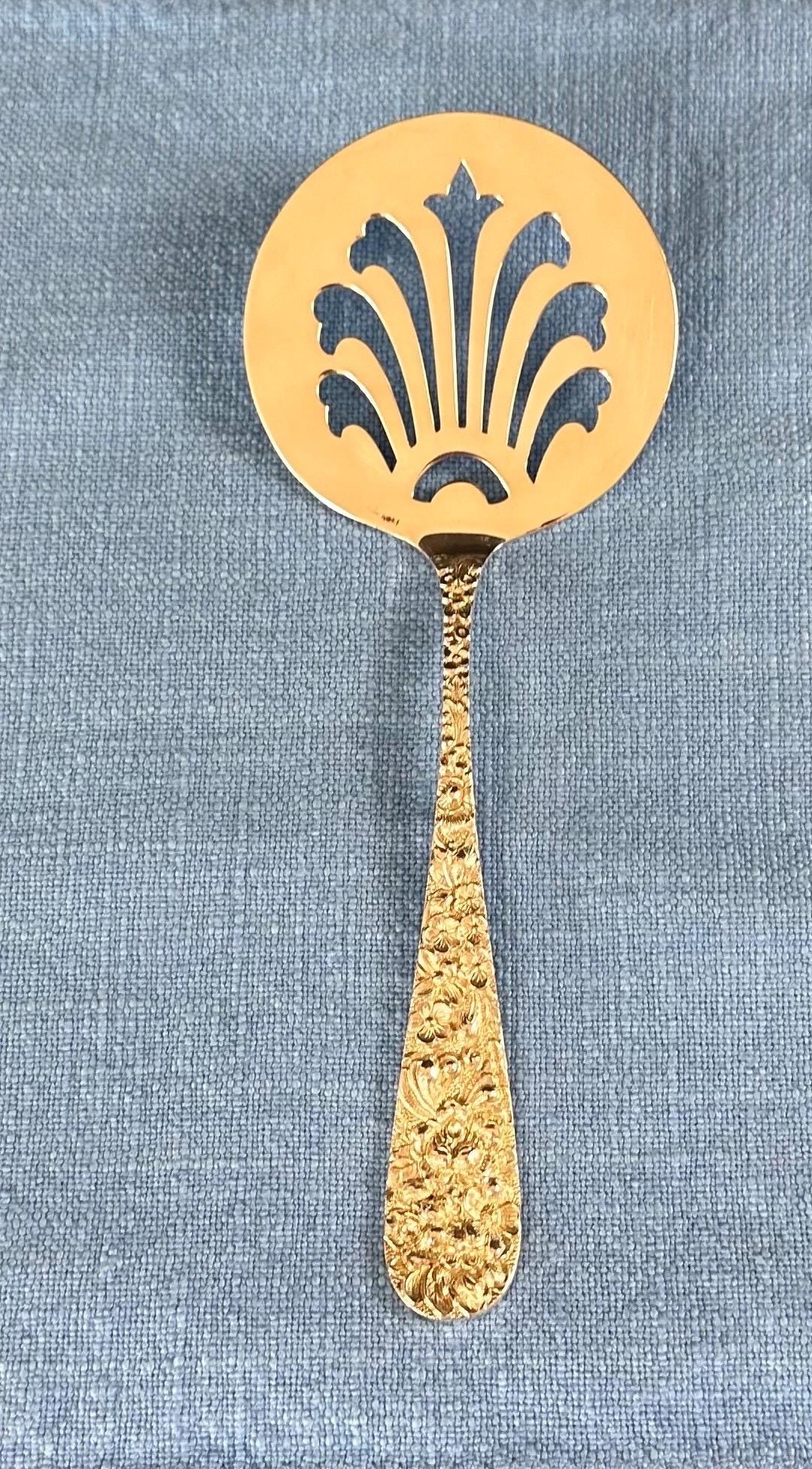 Stieff Rose Sterling Silver Pancake Server