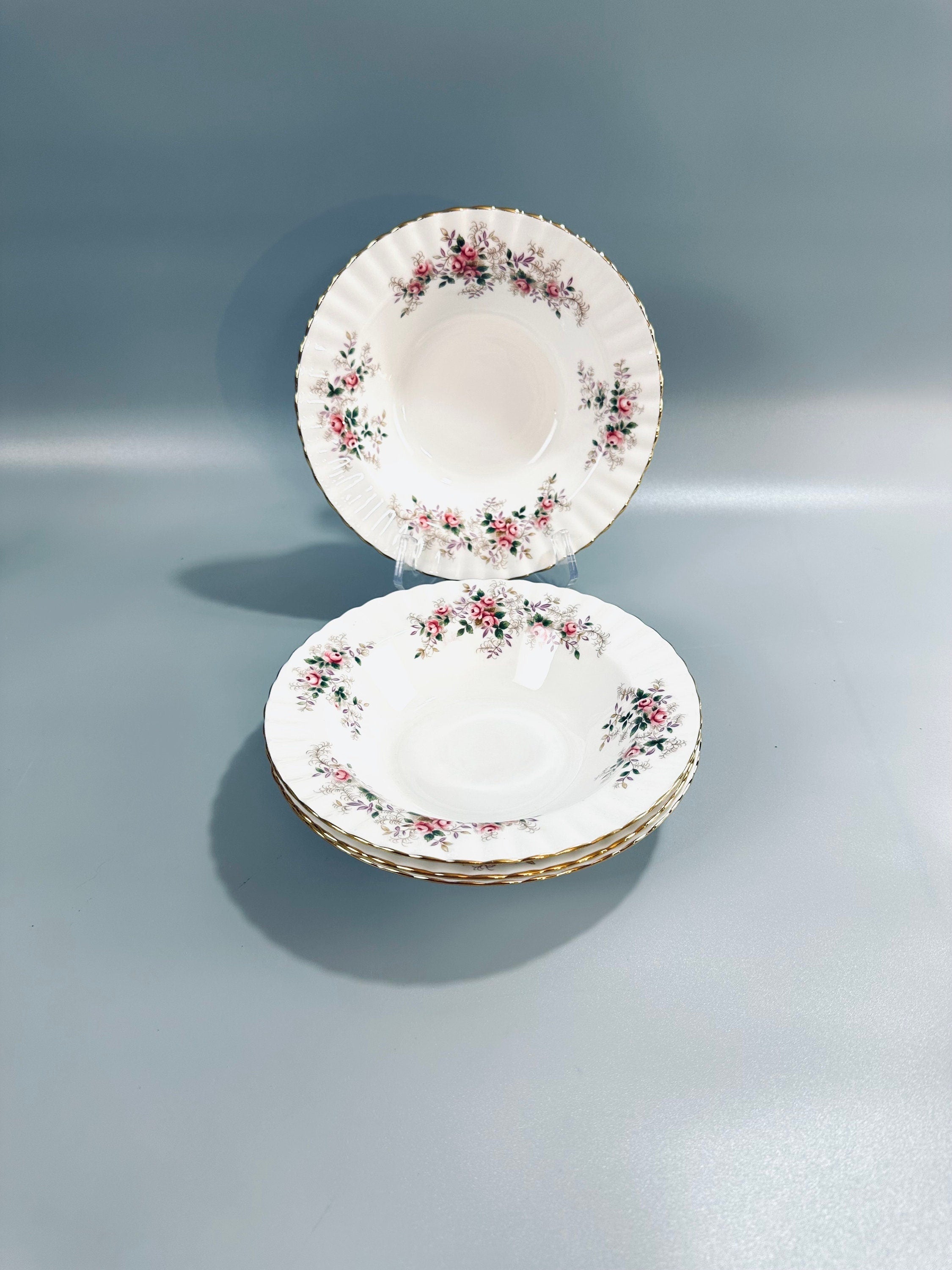 4 Royal Albert Lavender Rose Cereal Bowls