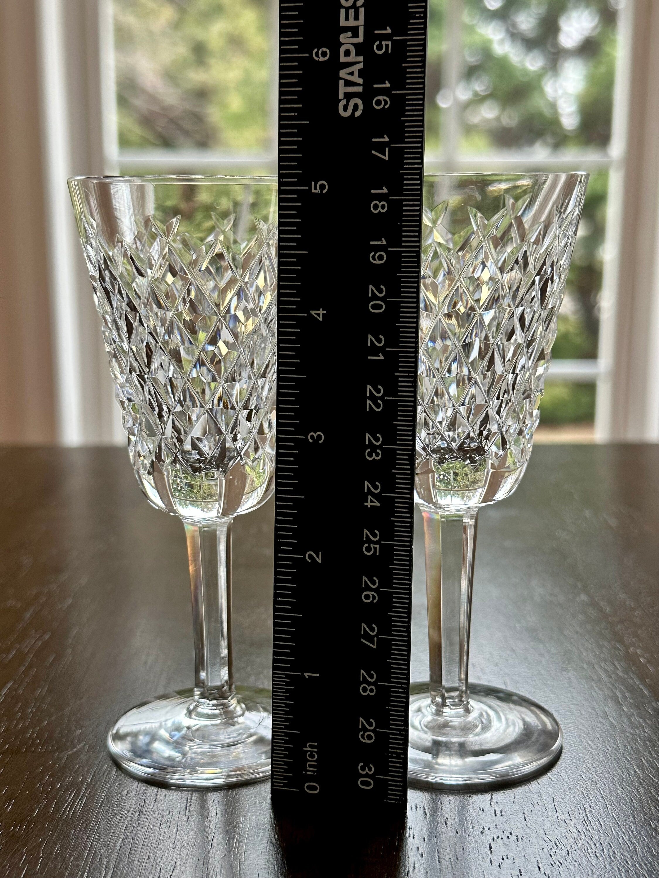 2 Waterford Crystal Alana Sherry Glasses