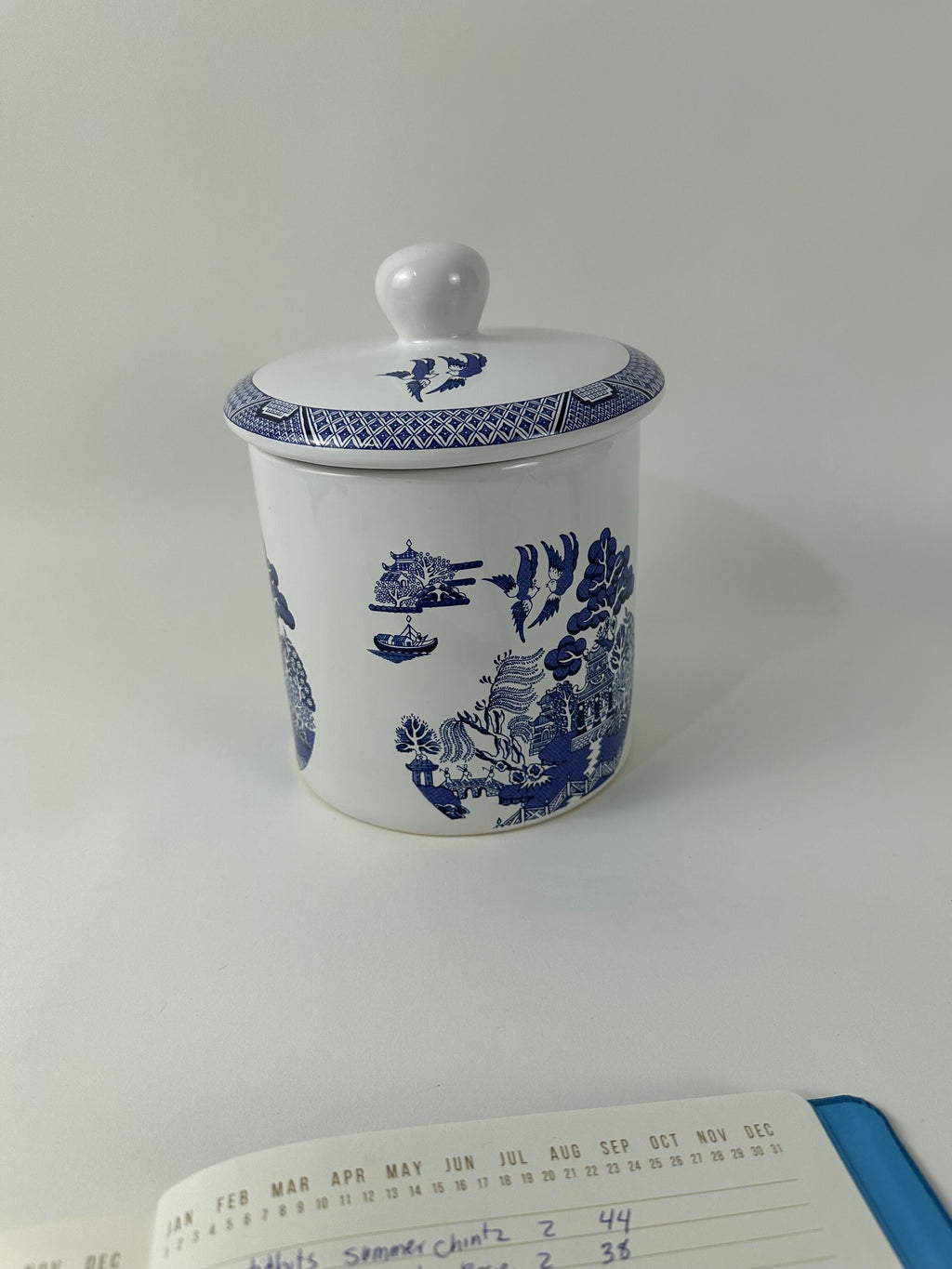 Cuthbertson Blue Willow Small Canister