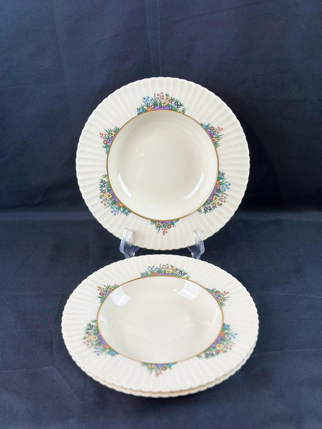 3 Lenox Rutledge Soup Bowls