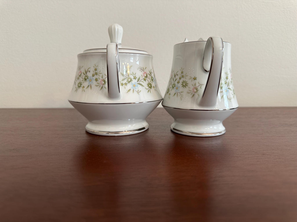 Noritake Savannah Creamer and Sugar Bowl