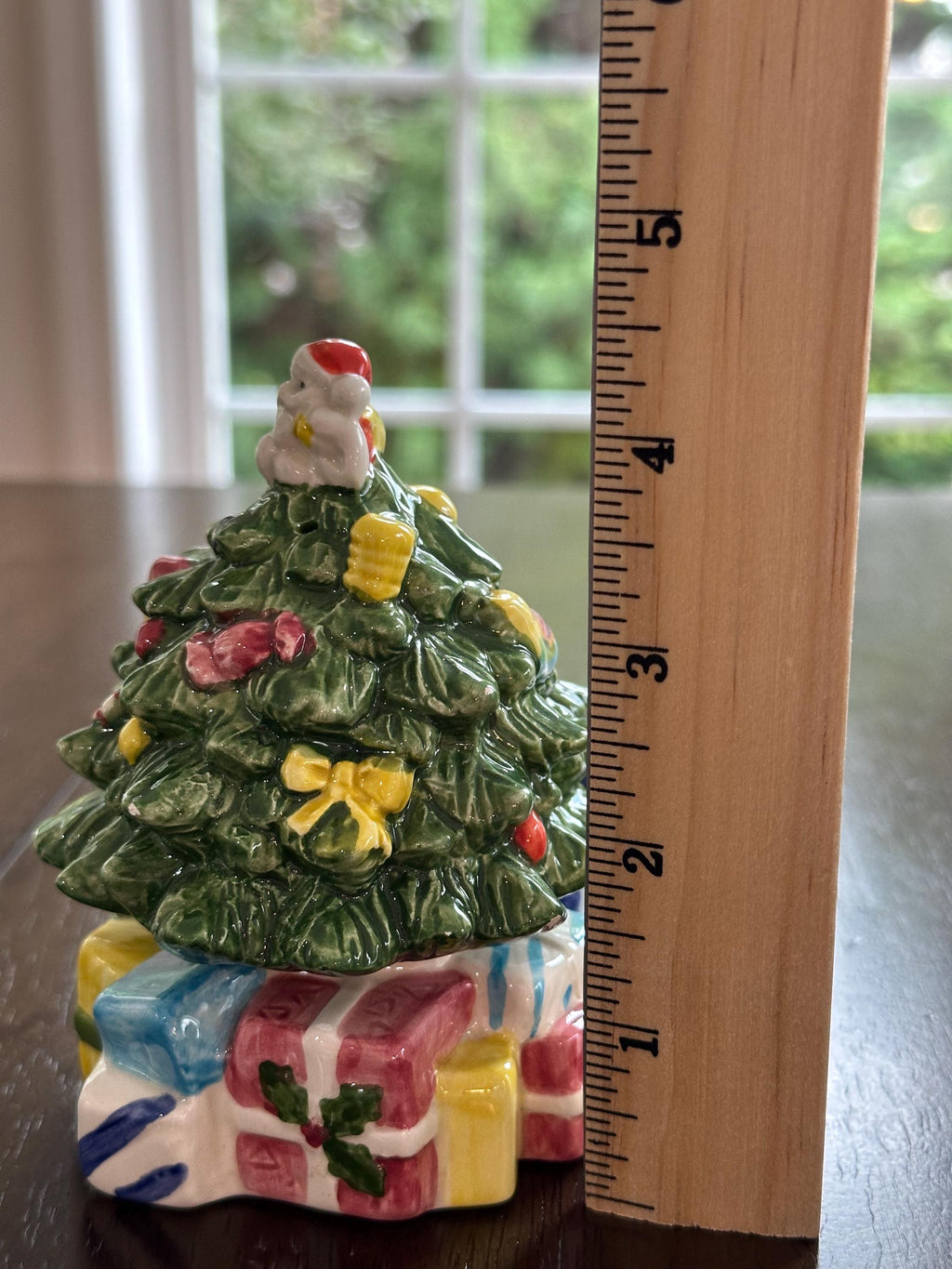 Spode Christmas Tree Stacking Salt and Pepper Shakers