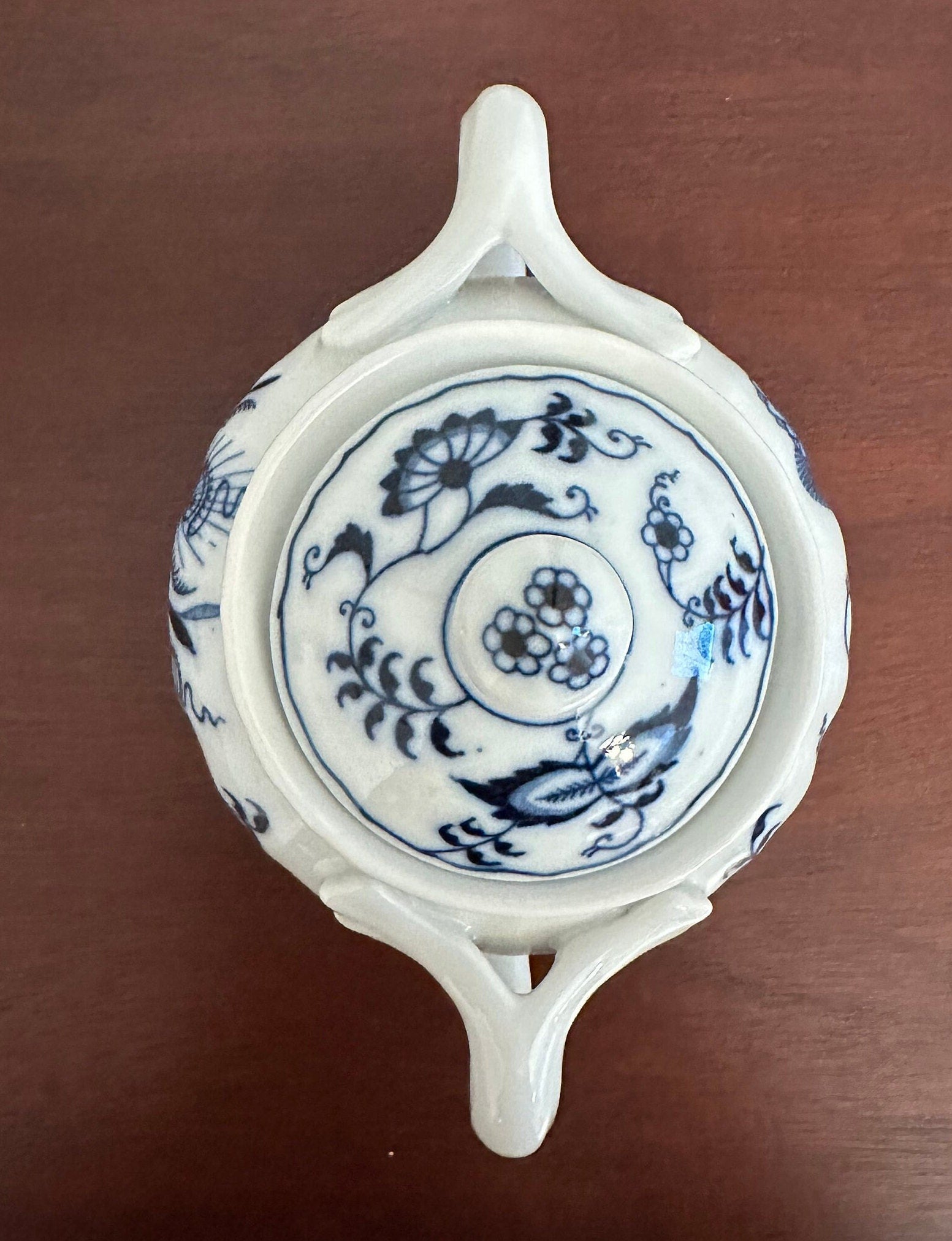 Vintage Blue Danube Sugar Bowl