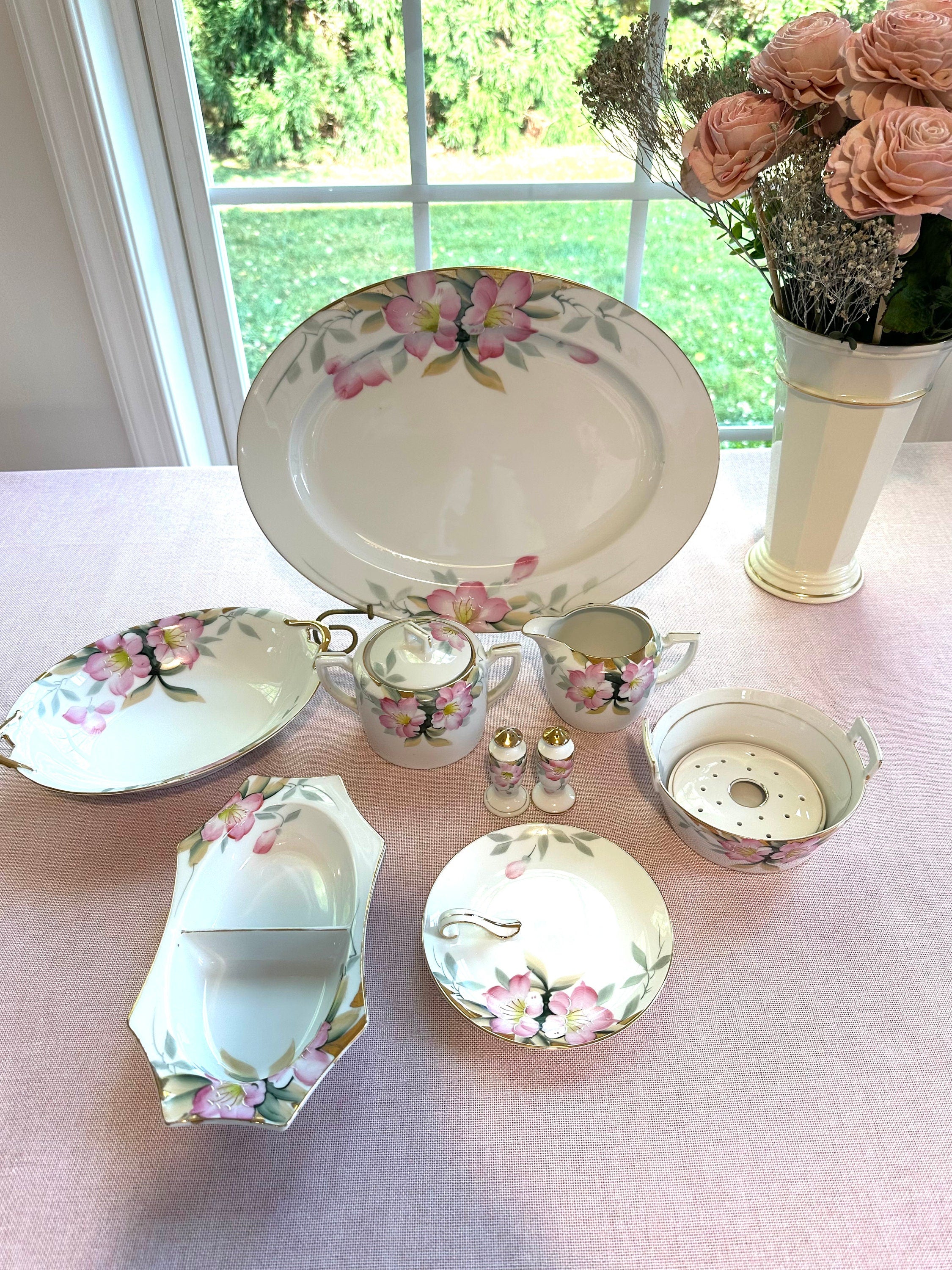 Noritake Azalea Antique China Serving Pieces