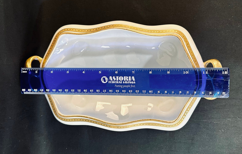 Old Abbey Limoges Covered Serving Bowl