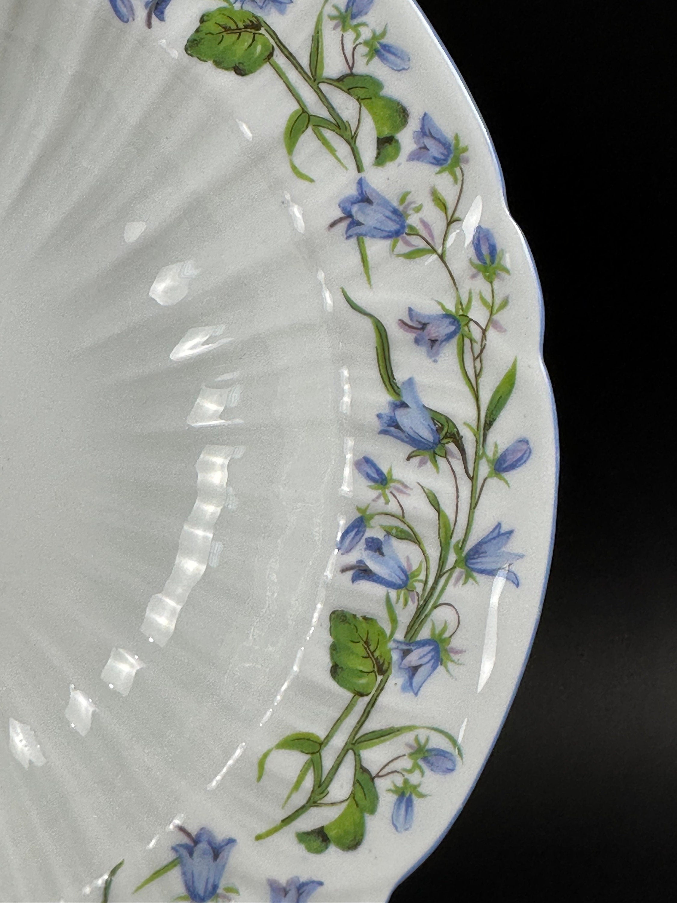 4 Shelley Harebell Large Soup Bowls