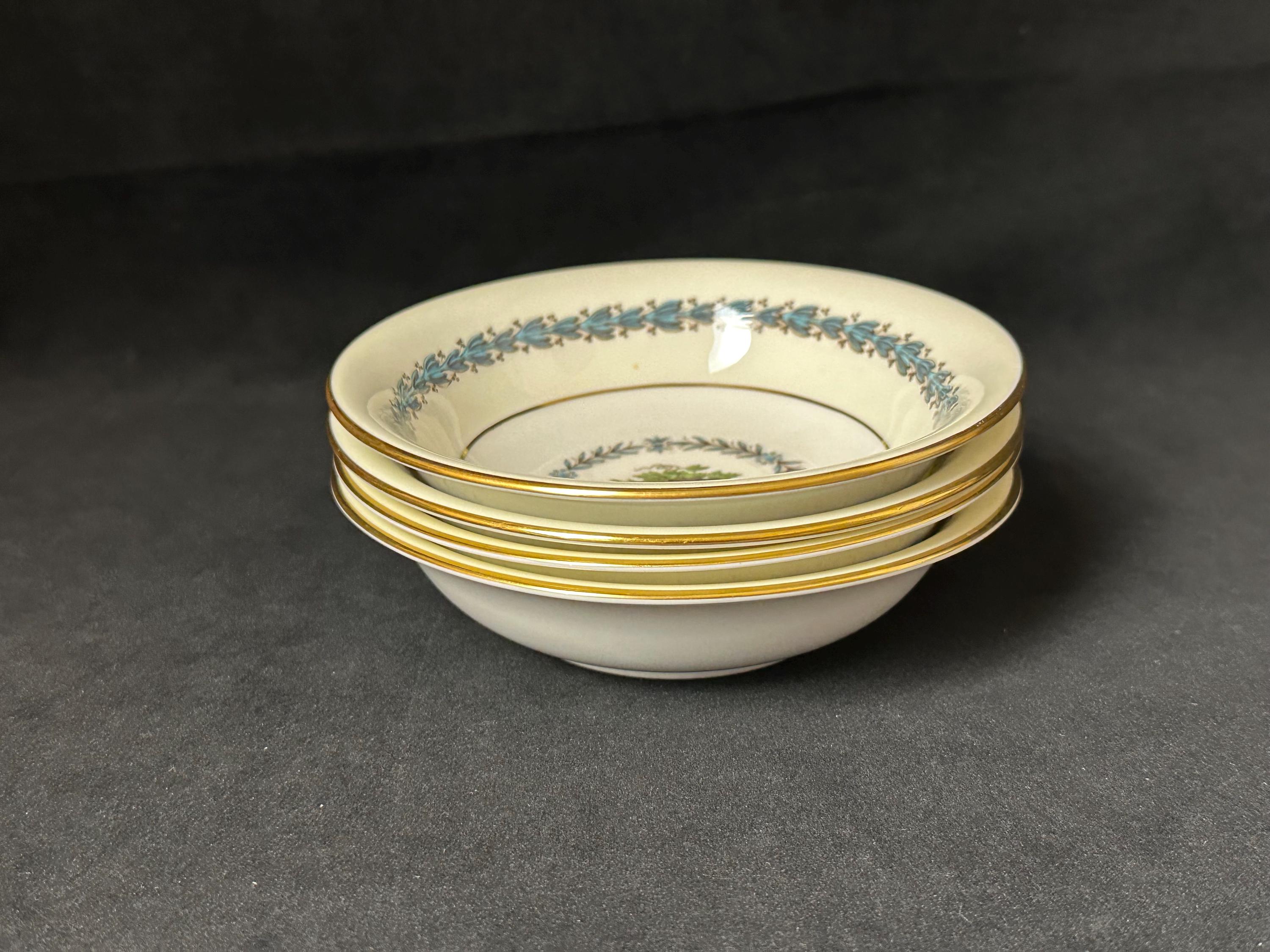 4 Wedgwood Appledore Cereal Bowls