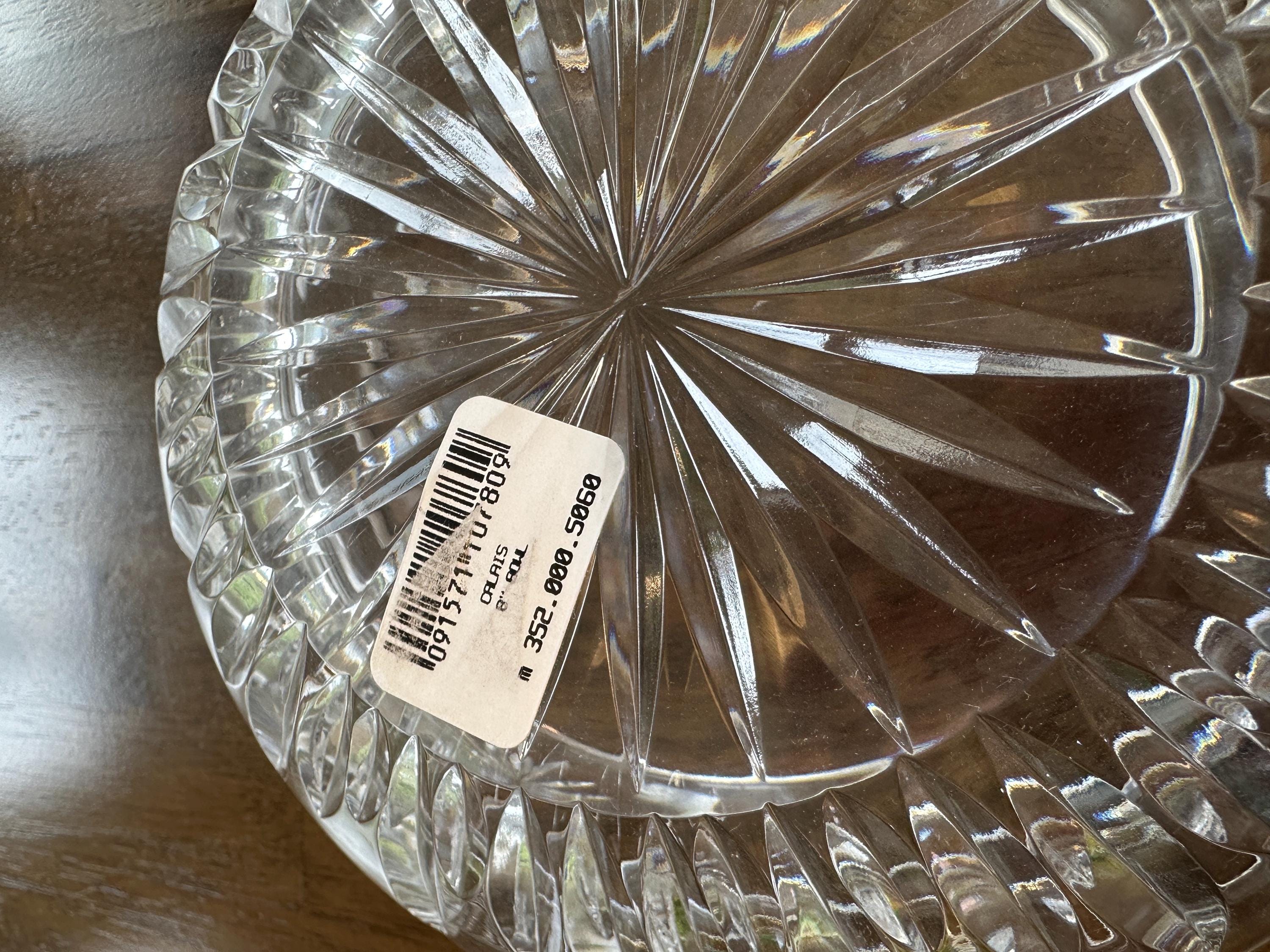 Waterford Crystal Calais Serving Bowl 8”