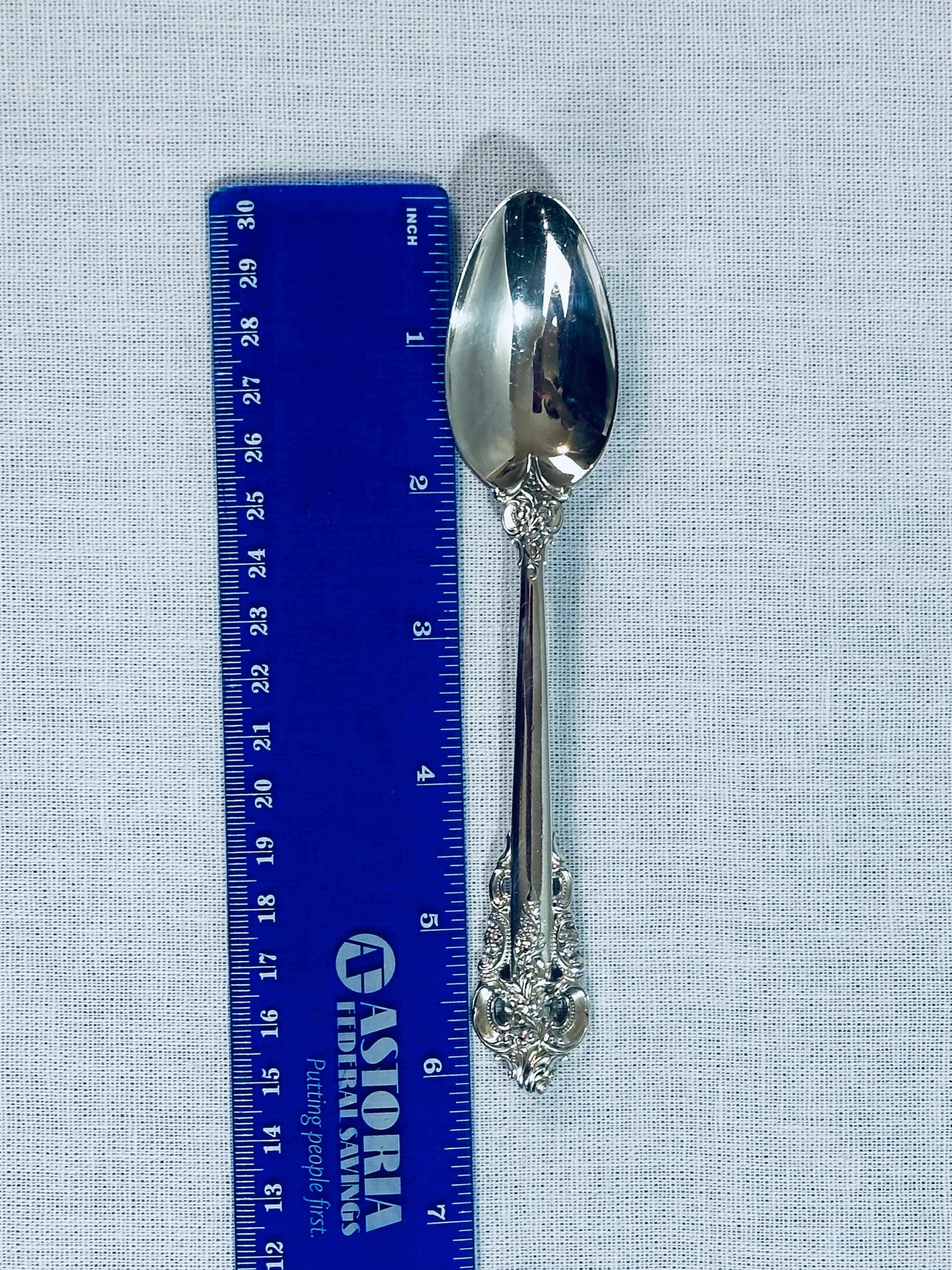 Wallace Grande Baroque Teaspoon Sterling Silver